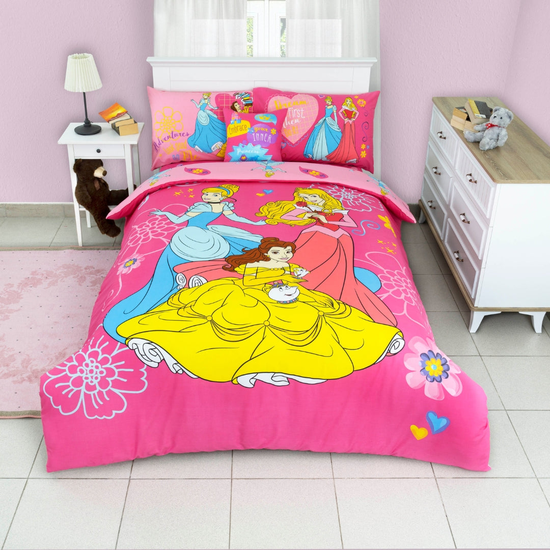 Disney Princess Kids Comforter Set | Soft Cartoon Bedding UAE – HOUSETEX